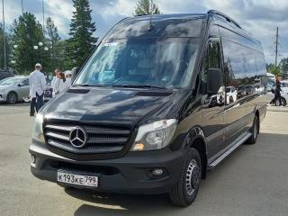 Аренда Merсedes Benz Sprinter 2018 чёрный (VIP) в Челябинске