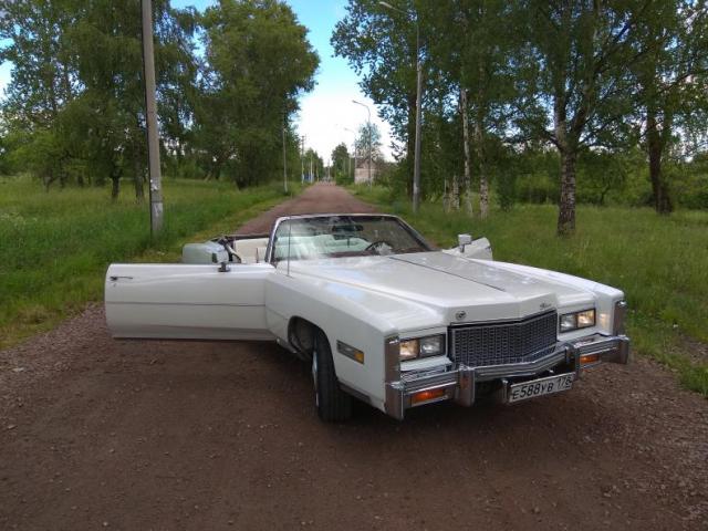 Автомобиль Кабриолет CADILLAC Eldorado 1976г. 3-местный